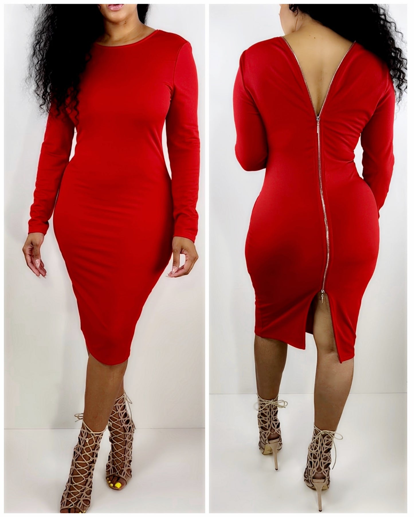 8001 Red Hot Dress