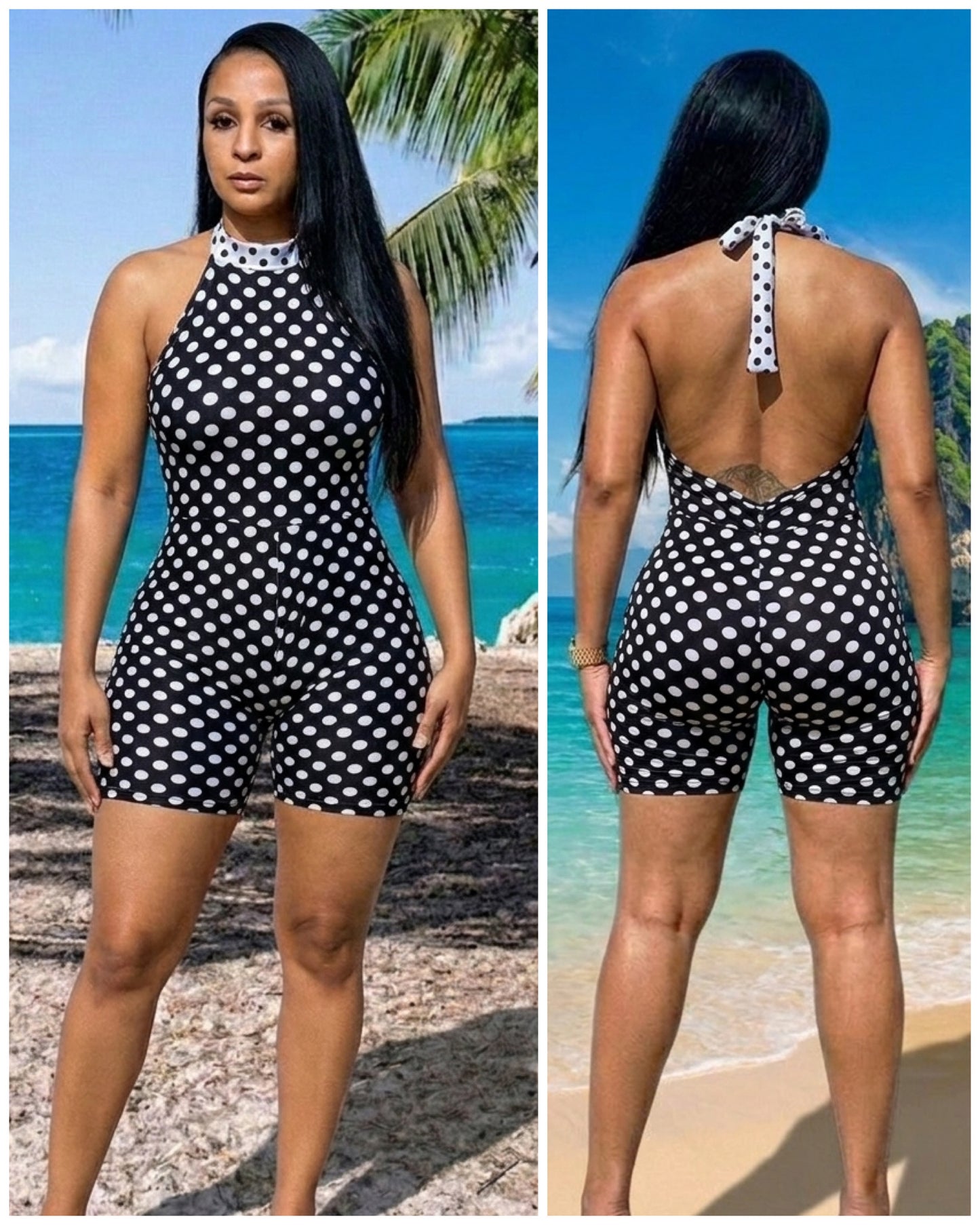 2092 Polka Polka dunksuit