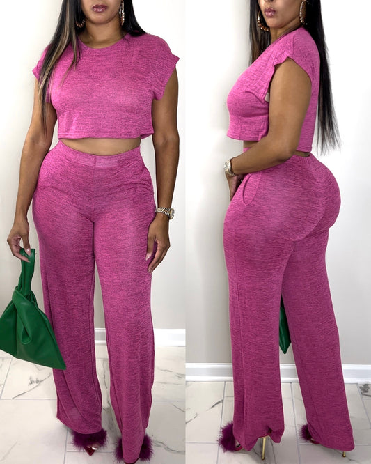 6009 Pink Rain Set (Short Sleeve)