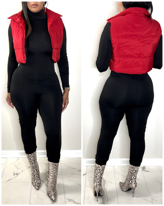 5002 Red Puffer Vest