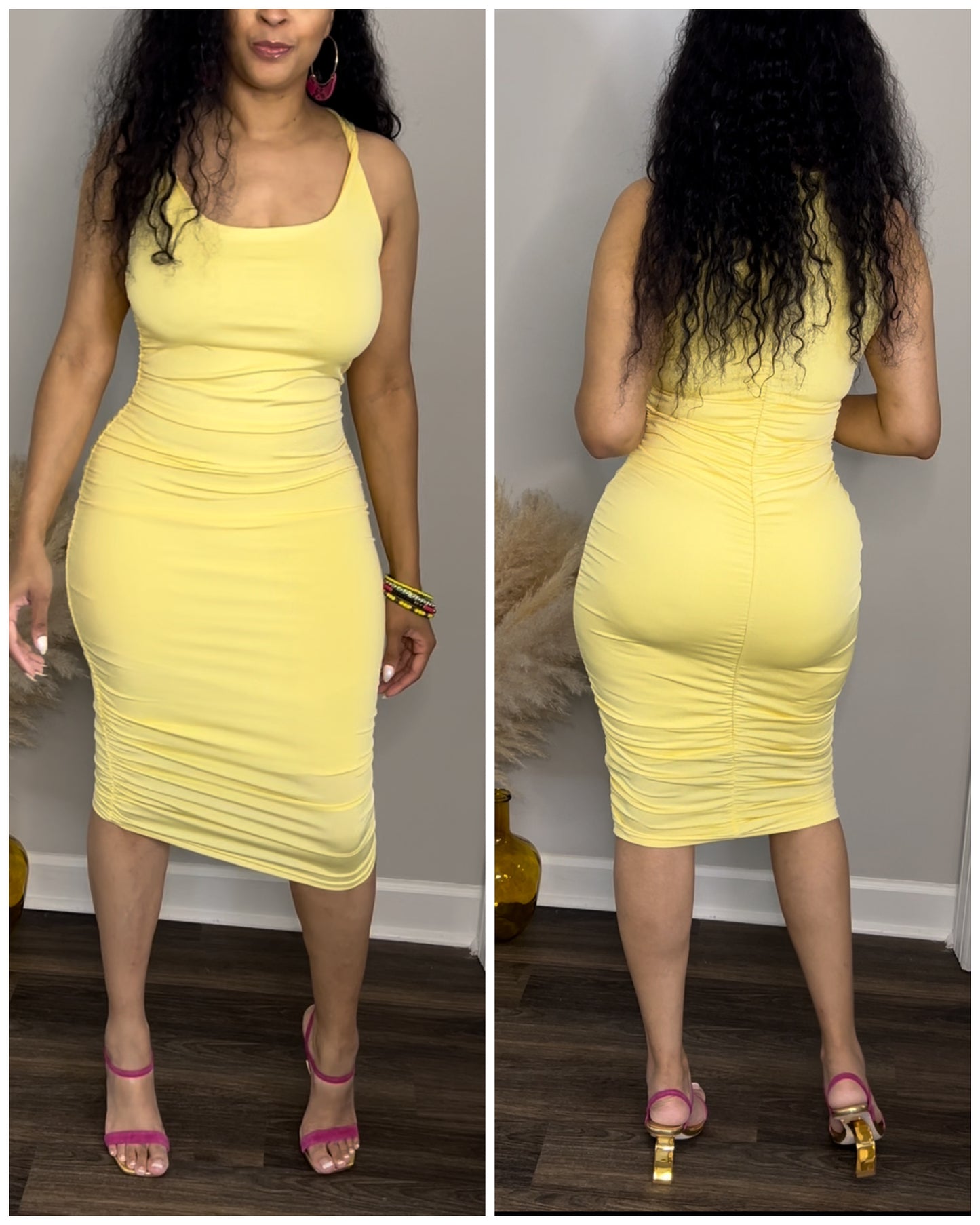 8052 Yellow Chick Dress
